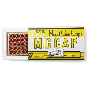 MGC/KSC モデルガン用キャップ火薬 M.G.CAP 7mm イエロー 100発入り[mrg927378]