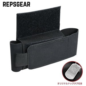 REPSGEAR メディックポーチ TQS 医療キット収納 ベルクロ装着 PTP015 [ ブラック ][ptp015bk]