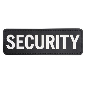 ミルスペックモンキー パッチ SECURITY ベルクロ付き PVC製 [ XSサイズ / ブラック&ホワイト ][ra00781]