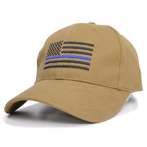 Rothco キャップ U.S. Flag Low Profile Cap シンブルーライン 星条旗 [ コヨーテブラウン ][ra02914]