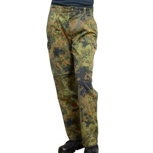 ドイツ軍放出品 コンバットパンツ 戦闘服 フレックターン迷彩 レディース [ ロング/Mサイズ / 破損あり ][ra15305]