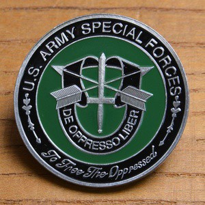 チャレンジコイン 米陸軍特殊部隊 記章 記念メダル[rev434722]