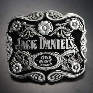 ベルトバックル JACK DANIELS ボトルデザイン Old No.7[rev68966]