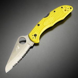 Spyderco 波刃ナイフ ソルト2 海人 H-1鋼[sc16575]