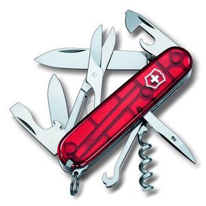 VICTORINOX アーミーナイフ クライマー [ クリアレッド ][vj13703t]