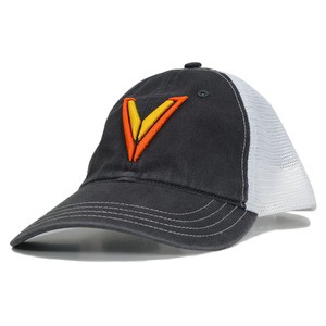 VELOCITY SYSTEMS メッシュキャップ HAT ロゴ刺繍入り [ グレー&ホワイト ][vshatwg]