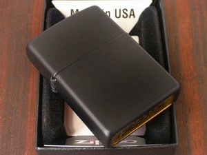 ZIPPO マットブラック 218 レギュラーサイズ[z218]