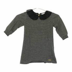 【12138】美品 Littlemarcjacobs トップス 81 ブラック 良品 リトルマークジェイコブズ Tシャツ 長袖 長袖Tシャツ ロンT 黒 キッズ 子供