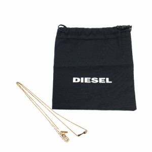 レディース DIESEL ネックレス 金色 ゴールド フォークモチーフ チェーンネックレス ディーゼル ユニセックス 【15909】