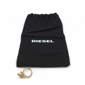 【17343】美品 DIESEL アクセサリー レディースサイズ ゴールド 良品 ディーゼル リング 金 ヤシの木 小物 ヴィンテージ加工 レディース