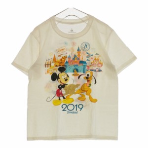 レディースM Disney Parks Pixar 半袖Tシャツ 白 ホワイト 両面プリント コレクター向け ファン向け ピクサー ディズニーパーク 【22580