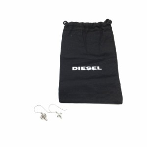 新古品 レディース DIESEL ピアス シルバー バナナ ヤシの木 未使用 カジュアル アクセサリー 小物 ディーゼル 【23285】