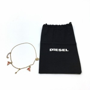 レディースF DIESEL ブレスレット 金 ゴールド カジュアル ピザ フォーク ユニーク ディーゼル 【23316】