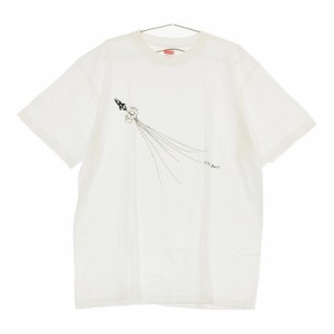 サイズXL メンズ United Athle ユナイテッドアスレ 半袖Tシャツ カットソー ホワイト 安い お買い得 シンプル 柄 ロケット ワンポイント