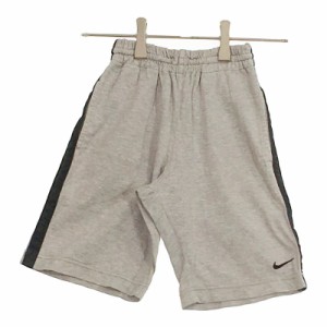 サイズ110 キッズ NIKE ナイキ ショートパンツ グレー 安い お買い得 両横にライン入り ウエストがゴム 動きやすい