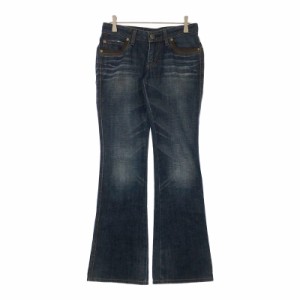 サイズ28インチ / 約XS(SS) レディース Levis リーバイス デニム ジーンズ ジーパン ネイビー 安い お買い得 ブーツカット シック おしゃ