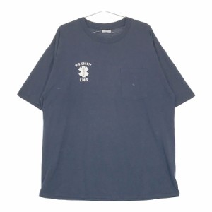 サイズXL メンズ JERZEES ジャージーズ 半袖Tシャツ カットソー ネイビー 安い お買い得 胸元ロゴマーク シンプル オシャレ