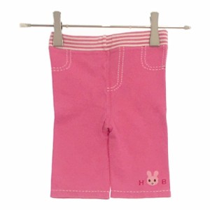 サイズ90 ベビー MIKI HOUSE ミキハウス ボトムス ピンク 安い お買い得 日本製 ガーリー ウサギ 刺繍 かわいい ストレッチ 運動性 明る