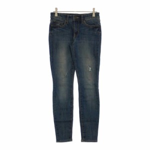 サイズ160/64A キッズ GAP ギャップ デニム ジーンズ ジーパン ブルー 安い お買い得 サイズ160cm相当 ケミカルウォッシュ ダメージ加工