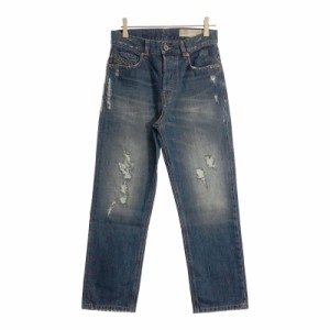 サイズW23/L32 / 約XS(SS) レディース DIESEL ディーゼル デニム ジーンズ ジーパン ネイビー 新古品 安い お買い得 ダメージ加工 かっこ