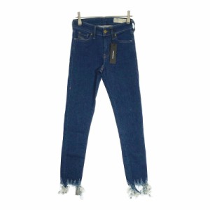 サイズW25-L30 / 約M レディース DIESEL ディーゼル デニム ジーンズ ジーパン ネイビー 新古品 安い お買い得 おしゃれ 裾切りっぱなし