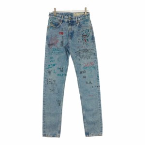 サイズW23-L32 / 約S レディース DIESEL ディーゼル デニム ジーンズ ジーパン ブルー 新古品 安い お買い得 プリント おしゃれ ドローイ