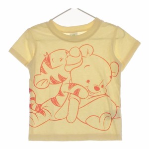 サイズ90cm ベビー 西松屋 ニシマツヤ 半袖Tシャツ カットソー クリーム 安い お買い得 Disney くまのプーさん キャラクター プリント 可