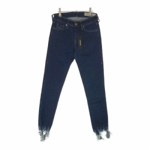 サイズW27-L30 / 約M レディース DIESEL ディーゼル デニム ジーンズ ジーパン インディゴ 新古品 安い お買い得 SLANDY ダメージ スキニ