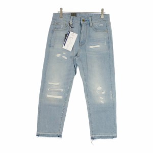 サイズW24 L28 / 約XS(SS) レディース G-STAR RAW ジースターロゥ デニム ジーンズ ジーパン ブルー 新古品 安い お買い得 ダメージ加工