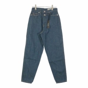 サイズW25-L30 / 約S レディース DIESEL ディーゼル デニム ジーンズ ジーパン ネイビー 新古品 安い お買い得 ストレート 無地 シンプル