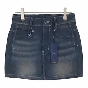 サイズ24 / 約XS(SS) レディース G-STAR RAW ジースターロゥ ミニスカート ネイビー 新古品 安い お買い得 ポケット オシャレ 可愛い ペ