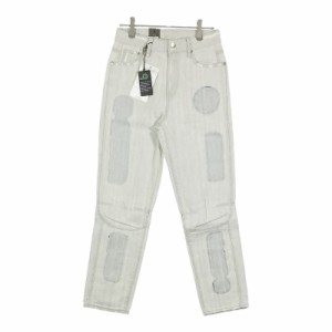 サイズW24 L28 / 約M レディース G-STAR RAW ジースターロー デニム ジーンズ ジーパン ホワイト 新古品 安い お買い得 ダメージ加工 オ