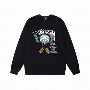 Stussyステューシーアイスクリームのぬいぐるみ丸首のパーカーです