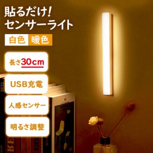 【23日限定★20%OFFクーポン】センサーライト 人感センサー usb充電 屋内 充電 玄関 ライト LED LEDライト フットライト 照明 自動点灯 