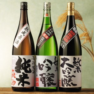 日本酒 飲み比べ 純米大吟醸酒 純米吟醸酒 純米酒 新潟 純米原酒 飲み比べセット 3本組 一升瓶 1800ml【7560円(税込)以上で送料無料】