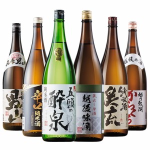 日本酒 純米酒 普通酒 家呑み 応援 晩酌 セット 一升瓶 6本組 第2弾 1800ml 一升瓶 6本 【7560円(税込)以上で送料無料】