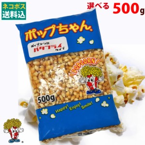 ネコポス　ポップコーン豆500g バタフライ or マッシュルーム　ポイント消化 送料無料