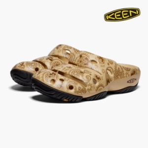 KEEN YOGUI ARTS M/1027133 W/1027360 キーン ヨギアーツ メンズ/レディース/サンダル/クロッグ/ペイズリー柄/茶色/カフェラテ/THC/コラ