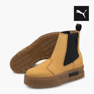 プーマ メイズチェルシー スエード PUMA MAYZE CHELSEA SUEDE W 382829-04 厚底 サイドゴア ブーツ ウィメンズ ウィート スニーカー レデ