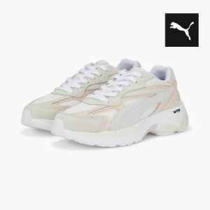 プーマ テバリス ニトロ レディース スニーカー PUMA TEVERIS NITRO 388774-04 ベージュ 白 ピンク