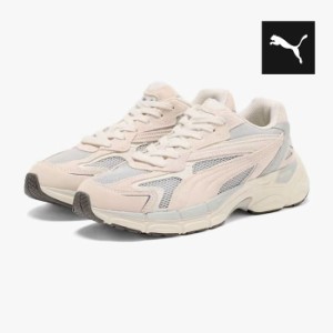 プーマ テバリス ニトロ レディース スニーカー PUMA TEVERIS NITRO 388774-16 白 グレー ベージュ