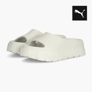 プーマ 厚底 レディース サンダル PUMA MAYZE STACK INJEX WOMENS 389454-05 白 メイズ スタック インジェックス サンダル シャワーサン