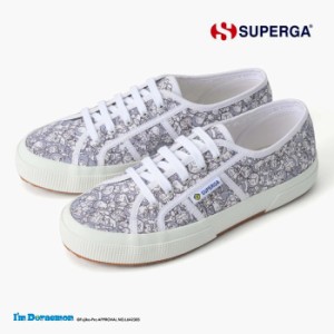 スペルガ ドラえもん コラボ 2750 スニーカー SUPERGA 2750 I'M DORAEMON 3A4138FW A00 メンズ レディース 白 グレー ユニセックス キャ