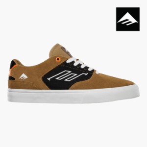 エメリカ スケシュー スニーカー EMERICA THE LOW VULC 茶色 黒 メンズ レディース 靴 スエード キャンバス