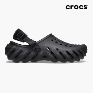 毎日発送 クロックス サンダル メンズ レディース エコークロッグ CROCS ECHO CLOG BLACK 207937 001 黒 サポ 軽量