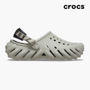 毎日発送 クロックス エコー クロッグ CROCS ECHO CLOG ELEPHANT 207937 1LM サンダル メンズ レディース グレー サポ 軽量