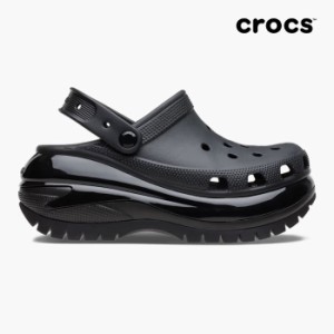 クロックス メガクラッシュ クロッグ CROCS MEGA CRASH CLOG BLACK 207988 001 サンダル メンズ レディース 黒 サボ 軽量