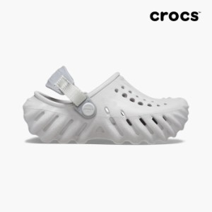 毎日発送 クロックス サンダル ベビー エコークロッグ CROCS TODDLER ECHO CLOG ATMOSPHERE 208191 1FT トドラー ライトグレー サポ 軽量