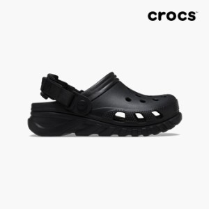 クロックス キッズ デュエット マックス クロッグ CROCS KIDS DUET MAX II CLOG BLACK 208774 001 サンダル ボーイズ ガールズ 黒 サポ 