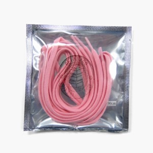 毎日発送 GETABACO COTTON LACES PINK ゲタバコ コットンレース 5mm/90cm ピンク シューレース/靴紐/日本製/平紐/スニーカー